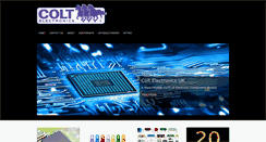 Desktop Screenshot of coltelectronics.co.uk